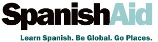 SPANISHAID LEARN SPANISH. BE GLOBAL. GOPLACES. logo