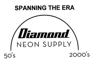 SPANNING THE ERA DIAMOND NEON SUPPLY 50'S 2000'S logo