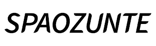 SPAOZUNTE logo