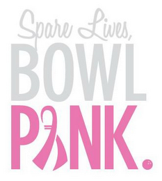 SPARE LIVES, BOWL PINK. logo