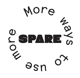 SPARE MORE WAYS TO USE MORE logo