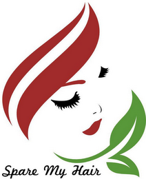 SPARE MY HAIR logo