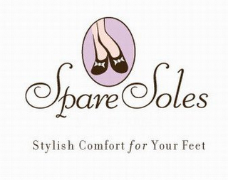 SPARE SOLES STYLISH COMFORT FOR YOUR FEET logo