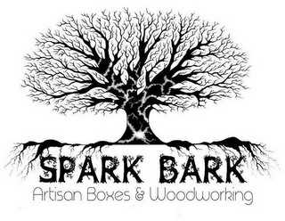 SPARK BARK ARTISAN BOXES & WOODWORKING logo