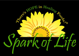 SPARK OF LIFE THERE'S HOPE IN HEALING FOODS! logo