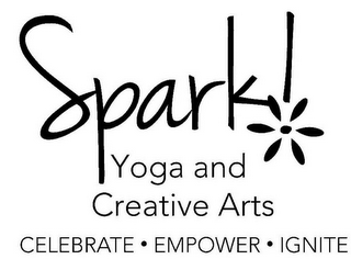 SPARK! YOGA AND CREATIVE ARTS CELEBRATE·EMPOWER·IGNITE logo