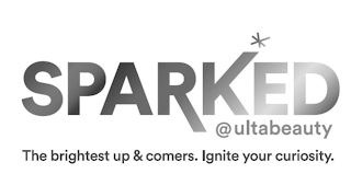 SPARKED@ULTABEAUTY THE BRIGHTEST UP & COMERS IGNITE YOUR CURIOSITY logo