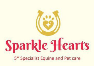 SPARKLE HEARTS 5* SPECIALIST EQUINE AND PET CARE logo