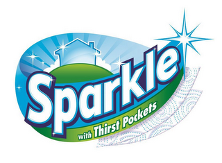 SPARKLE WITH THIRST POCKETS logo