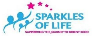 SPARKLES OF LIFE SUPPORTING THE JOURNEY TO PARENTHOOD logo