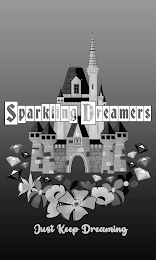 SPARKLING DREAMERS JUST KEEP DREAMING logo
