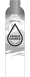 SPARKLING PROUD SOURCE SPRING WATER logo