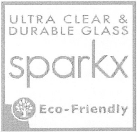 SPARKX ULTRA CLEAR & DURABLE GLASS ECO-FRIENDLY logo