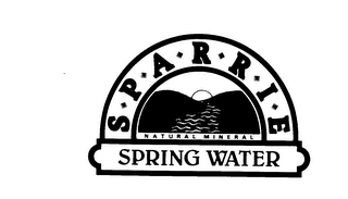 SPARRIE SPRING WATER NATURAL MINERAL logo