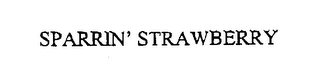 SPARRIN' STRAWBERRY logo