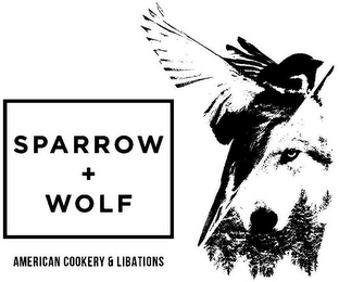 SPARROW + WOLF AMERICAN COOKERY & LIBATIONS logo
