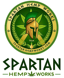 SPARTAN HEMP WORKS TEAM SPARTANHEMPWORKS.COM logo