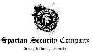 SPARTAN SECURITY COMPANY STRENGTH THROUGH SECURITY logo