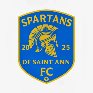 SPARTANS  OF SAINT ANN FC 2025 logo