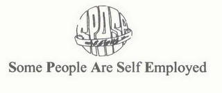 SPASE DESIGNZ SOME PEOPLE ARE SELF EMPLOYED logo