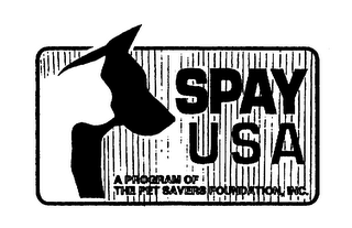 SPAY USA A PROGRAM OF THE PET SAVERS FOUNDATION, INC. logo