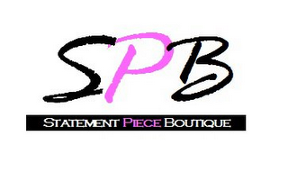 SPB STATEMENT PIECE BOUTIQUE logo