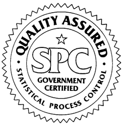 SPC GOVERNMENT CERTIFIED QUALITY ASSURED STATISTICAL PROCESS CONTROL logo