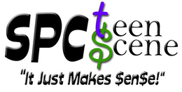 SPC TEEN SCENE "IT JUST MAKES $EN$E!" logo