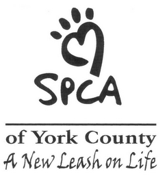 SPCA OF YORK COUNTY A NEW LEASH ON LIFE logo
