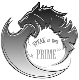 SPEAK AT YOUR PRIME logo