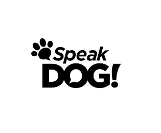 SPEAK DOG! logo
