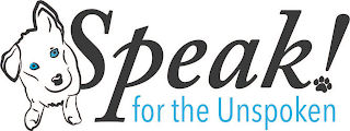 SPEAK! FOR THE UNSPOKEN logo