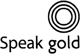 SPEAK GOLD logo