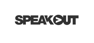 SPEAK OUT logo