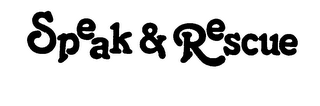 SPEAK & RESCUE logo