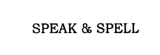 SPEAK & SPELL logo