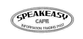 SPEAKEASY CAFE INFORMATION TRADING POST logo