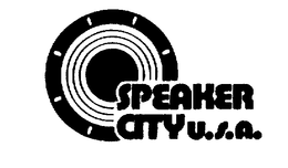 SPEAKER CITY U.S.A. logo