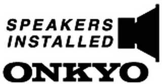 SPEAKERS INSTALLED ONKYO logo