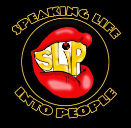 SPEAKING LIFE INTO PEOPLE SLIP logo