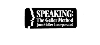 SPEAKING: THE GELLER METHOD JOAN GELLER INCORPORATED logo