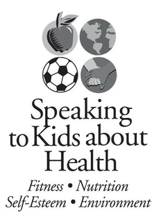 SPEAKING TO KIDS ABOUT HEALTH FITNESS · NUTRITION · SELF-ESTEEM · ENVIRONMENT logo