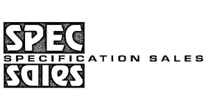 SPEC SPECIFICATIONS SALES SALES logo