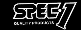 SPEC·1 QUALITY PRODUCTS logo