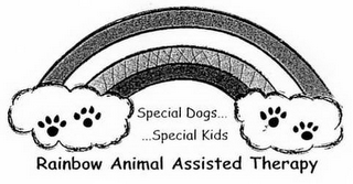 SPECIAL DOGS... SPECIAL KIDS... RAINBOWANIMAL ASSISTED THERAPY logo
