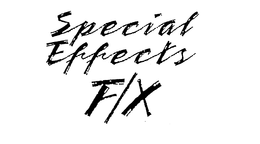 SPECIAL EFFECTS F/X logo