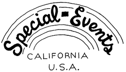 SPECIAL-EVENTS CALIFORNIA U.S.A. logo