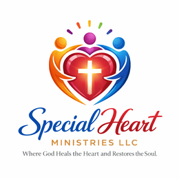 SPECIAL HEART MINISTRIES. WHERE GOD HEALS THE HEART AND RESTORES THE SOUL. logo