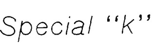 SPECIAL "K" logo