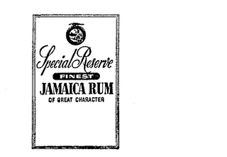 SPECIAL RESERVE FINEST JAMAICA RUM OF GREAT CHARACTER logo